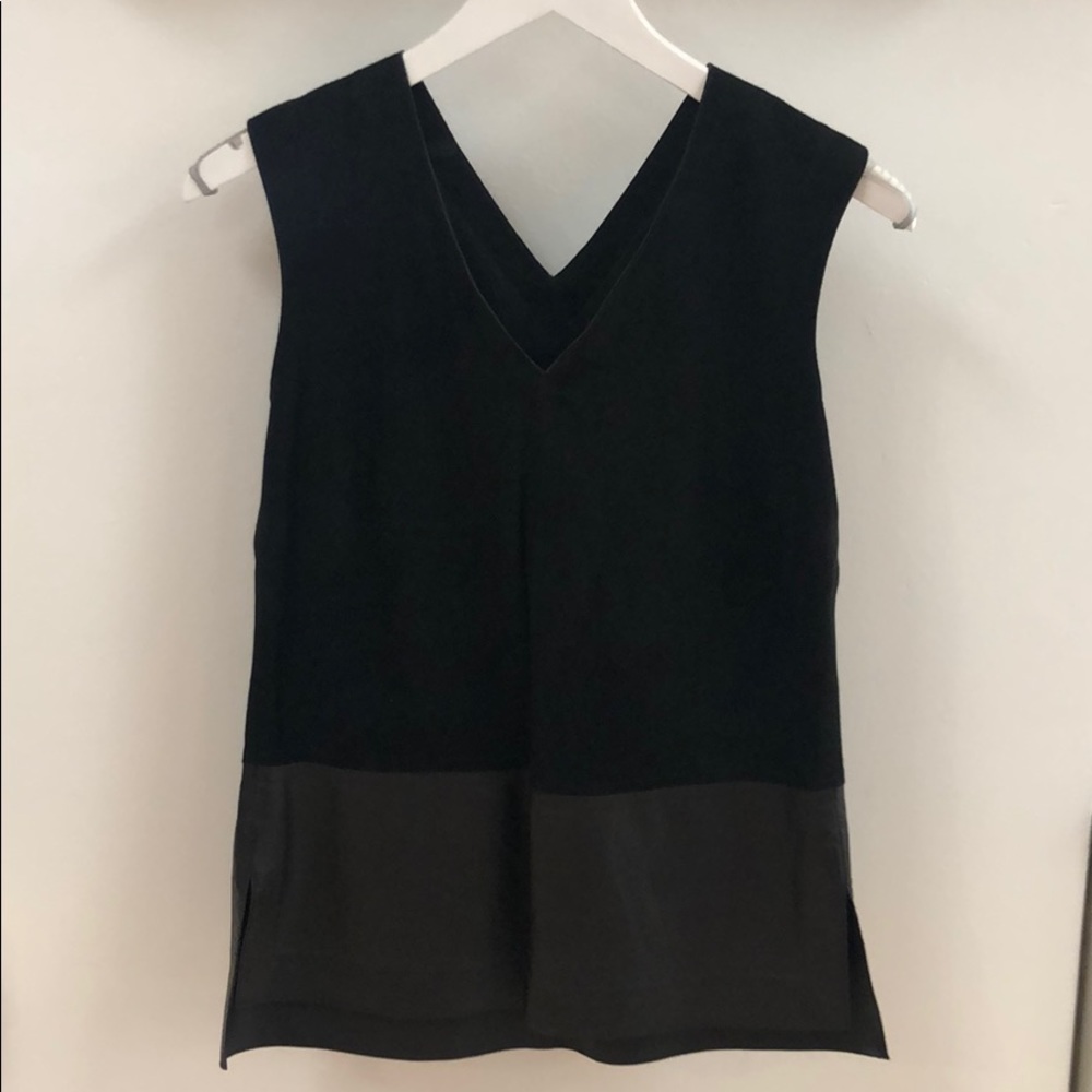 Vince Real Leather Top